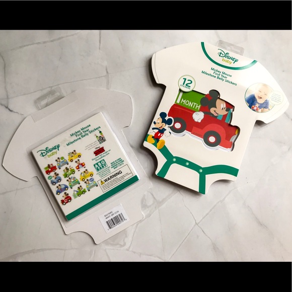 Mickey Mouse First Year Milestone Stickers Disney - Picture 3 of 4